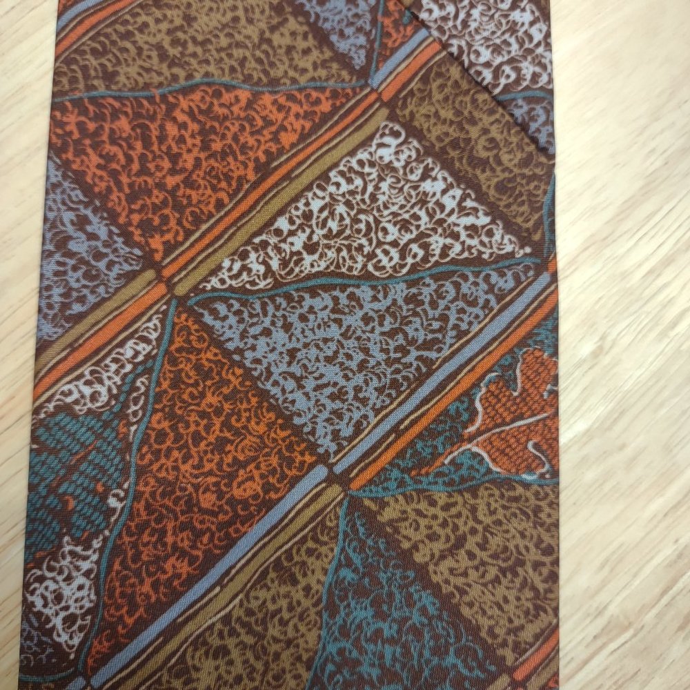 Narrow silk-like scarf